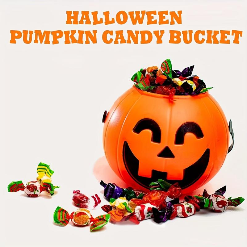Mini Halloween Pumpkin Candy Bucket - Witch Cauldron