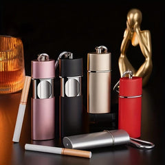 Mini Metal Pocket Ashtray Stainless Steel with Lid