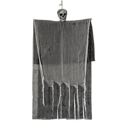 Haunted House Halloween Decoration Hanging Skull Head Gauze Ghost