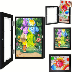Solid Wood A4 Magnetic Flip Cover Photo Frame