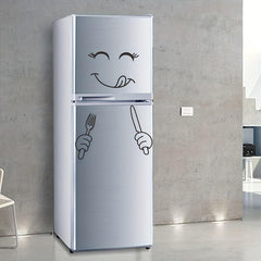 Creative Fridge Happy Face Wall Stickers Art