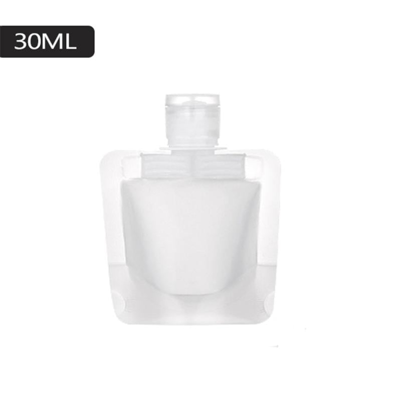 10pcs Refillable Portable Liquid Pouch with Paste Bottle for Travel