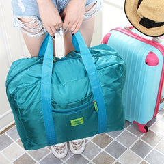 Foldable Travel Duffel Bag Large Capacity Luggage Tote Overnight