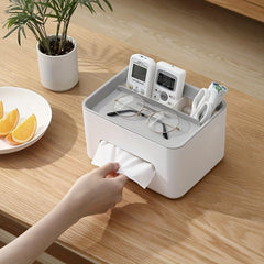 Desktop Storage Box Tissue Drawer Remote Control Organizer