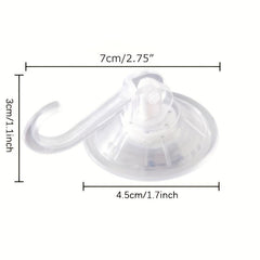2pcs Heavy Duty Suction Cup Hooks