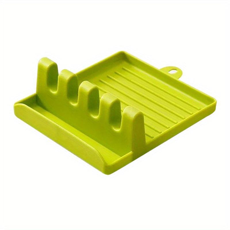 Kitchen Spatula Rack with Storage for Organizing Kitchen Gadgets