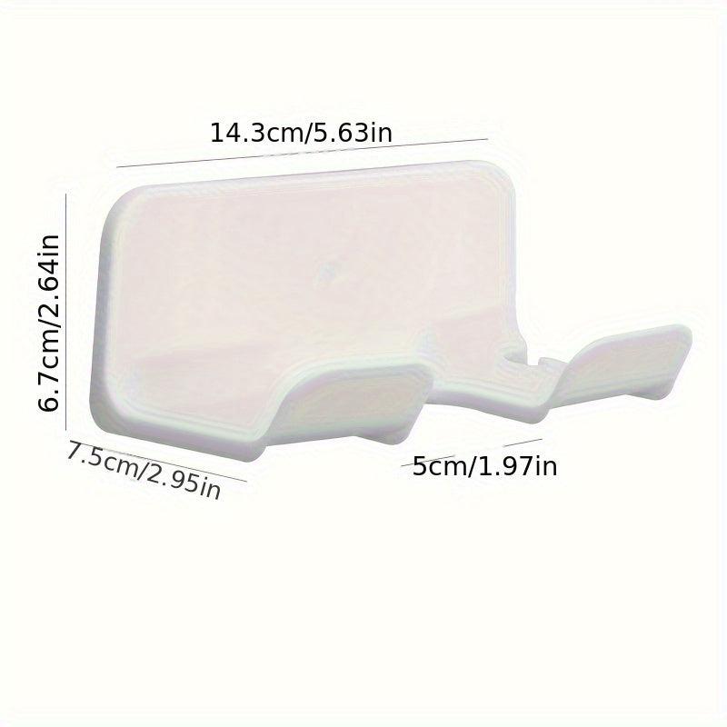 Hair Dryer Holder Wall Mounted Bathroom Storage Rack Self Adhesive