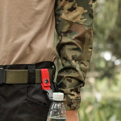 Outdoor Nylon Bottle Hook Carabiner Portable Water Bottle Hanger Clip