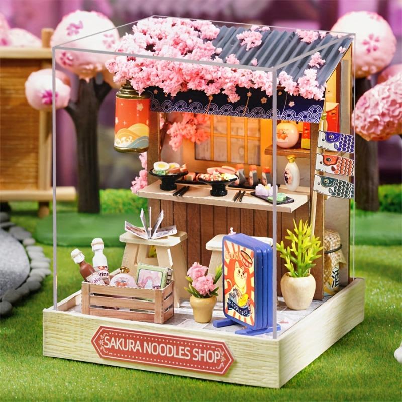 DIY Coffee Shop Home Decor Model Dollhouse Kit