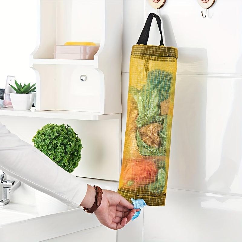 Hanging Storage Bag Transparent Mesh Bag Storage Organizer 3 Colors