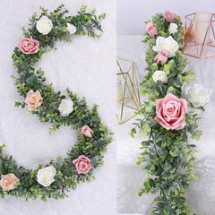 2pcs Fake Rattan 70'' UV Protection Eucalyptus Rattan Wedding Decor