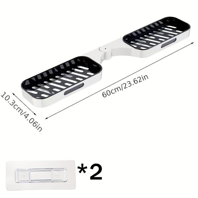 Rotatable Layer Storage Rack Wall Mounted Caddy Organizer