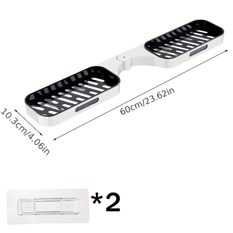 Rotatable Layer Storage Rack Wall Mounted Caddy Organizer
