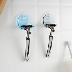 Suction Cup Wall Mounted Hook Plastic Hanging Rack