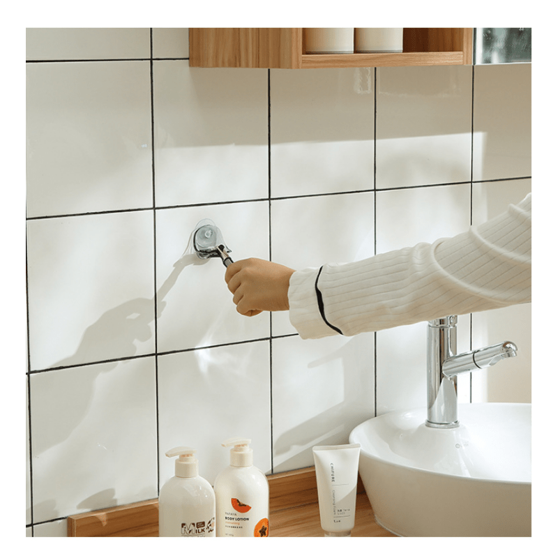 Suction Cup Wall Mounted Hook Plastic Hanging Rack