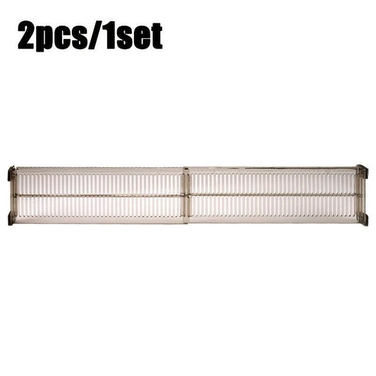 4pcs Retractable Drawer Divider Adjustable Organizer Spring Loaded
