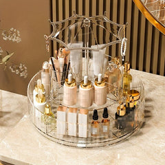 360 Rotating Acrylic Makeup Organizer for Jewelry & Cosmetics