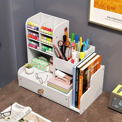 Multipurpose Desk Pen Holder and Storage Box