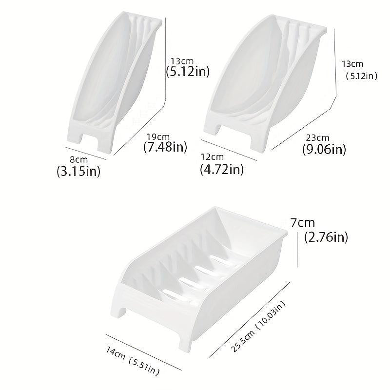Efficient Dish Storage Rack Drain and Dry Plates Perfect for Organizing Dishes