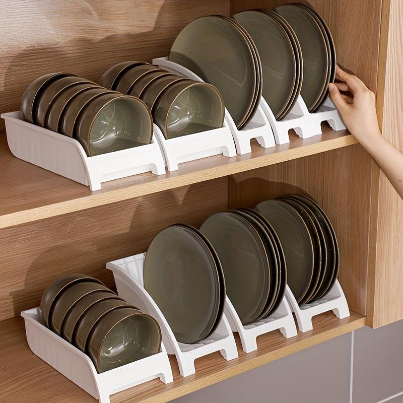 Efficient Dish Storage Rack Drain and Dry Plates Perfect for Organizing Dishes