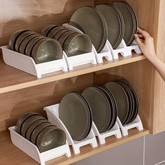 Efficient Dish Storage Rack Drain and Dry Plates Perfect for Organizing Dishes