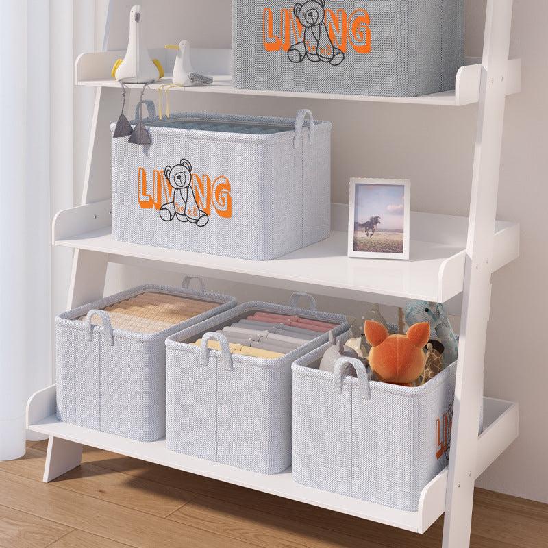 Extra Large Fabric Storage Box for Clothes and Debris