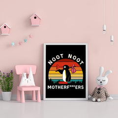 Cartoon Noot Noot Pingu Canvas Poster Wall Art Decor 29.97x39 No Frame