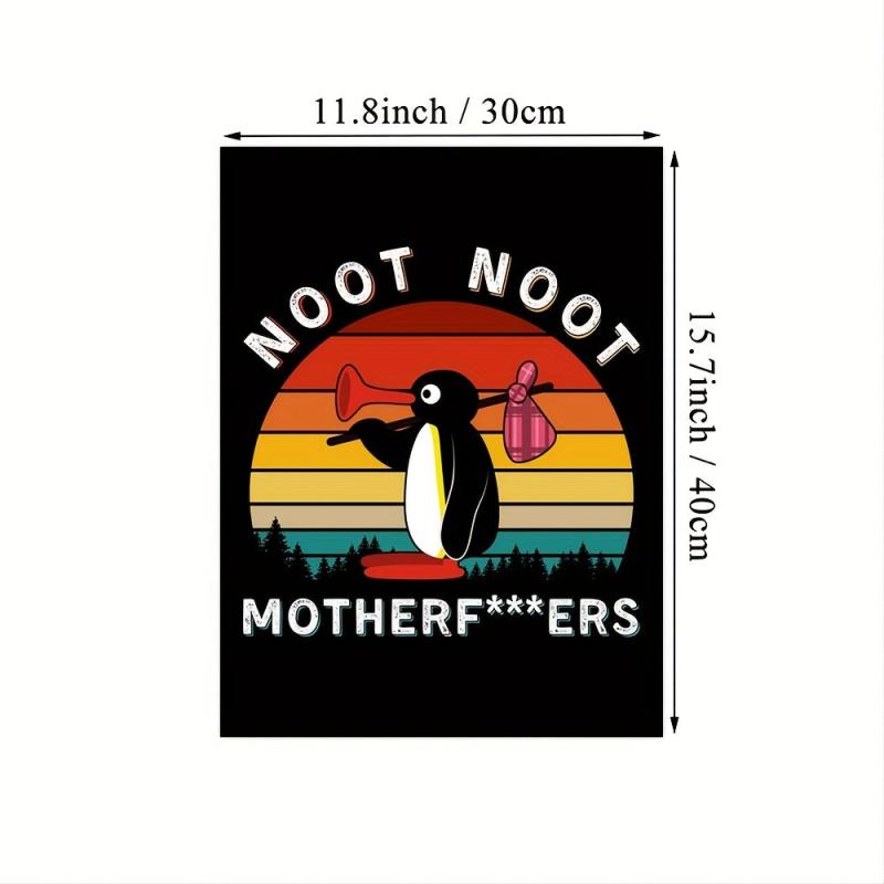 Cartoon Noot Noot Pingu Canvas Poster Wall Art Decor 29.97x39 No Frame