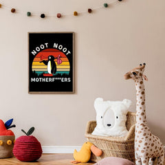 Cartoon Noot Noot Pingu Canvas Poster Wall Art Decor 29.97x39 No Frame