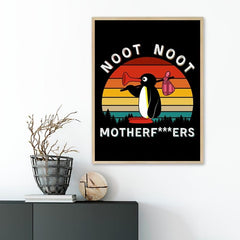 Cartoon Noot Noot Pingu Canvas Poster Wall Art Decor 29.97x39 No Frame