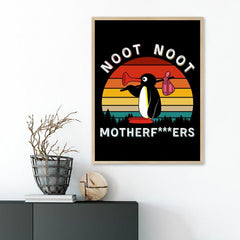 Cartoon Noot Noot Pingu Canvas Poster Wall Art Decor 29.97x39 No Frame