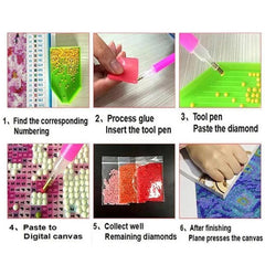 Fox Rhinestone Painting Kit Animal Art Home Decor Easy Eye-Catching