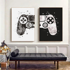 2pcs Decorative Game Room Canvas Wall Paintings Wall Posters