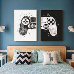 2pcs Decorative Game Room Canvas Wall Paintings Wall Posters