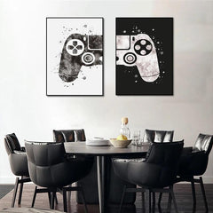 2pcs Decorative Game Room Canvas Wall Paintings Wall Posters