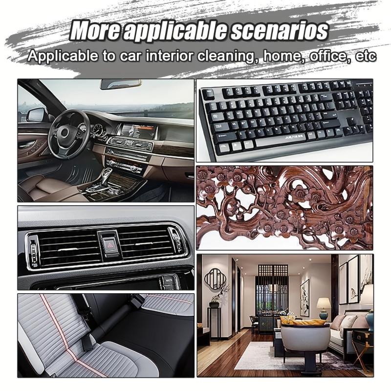 Car Interior Cleaning Brush Soft Bristle Seat Console Gap Dust Removal Tool