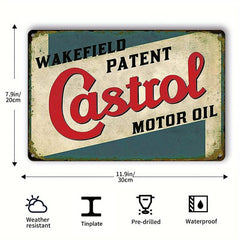 Metal Tin Sign Retro Garage Signs For Men Wall Decorations Old Car Shop Posters
