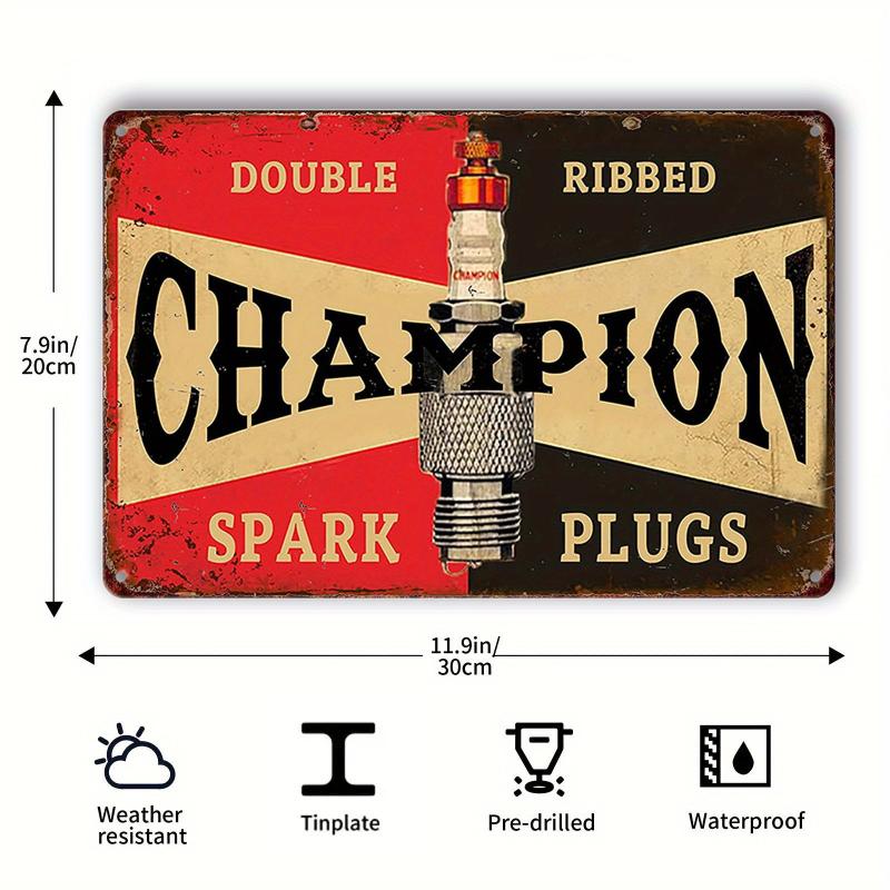 Metal Tin Sign Retro Garage Signs For Men Wall Decorations Old Car Shop Posters