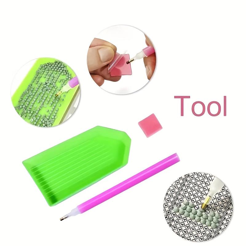Cat Diamond Painting Kit for Adults 5D Round Full Drill