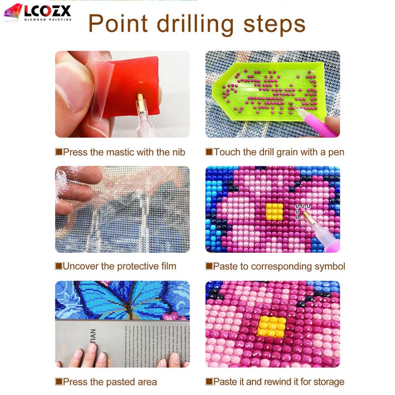 5D Countryside Village Rhinestone DIY Gemstone Painting