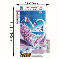DIY Diamond Painting Ocean Crystal 5D Cube Round Diamond Decorative 20x30cm