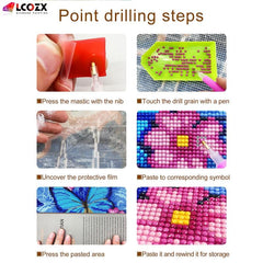 Romantic Kissing Couple 5D Diamond Painting Kit for Home Room Decor