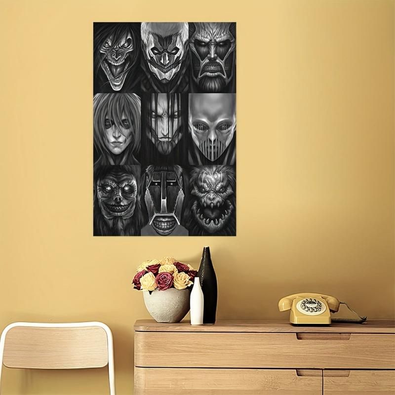 1pc Anime Poster Home Decoration Gift For Boys Girls Bedroom