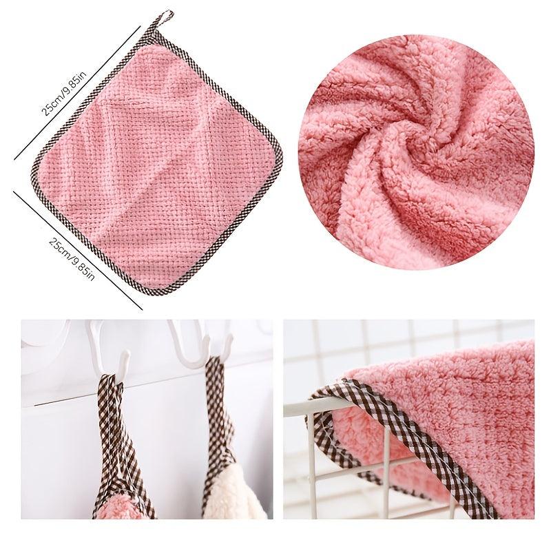 Kitchen Cleaning Towel Coral Velvet Dish Washing Household Towel