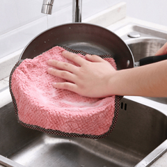 Kitchen Cleaning Towel Coral Velvet Dish Washing Household Towel
