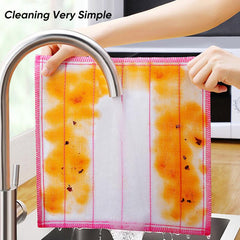 Microfiber Kitchen Cleaning Cloth Absorbent Scouring Pad