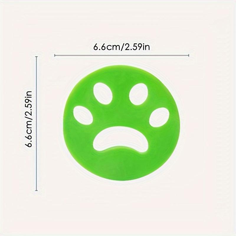 2pcs Reusable Dog Claw Hair Stickers for Laundry and Cleaning Machine Washable
