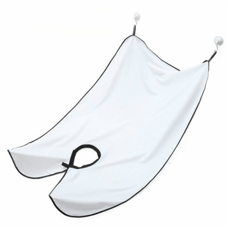 Men's Beard Shaving Apron with Zipped Storage Bag