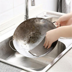 3pcs Carborundum Sponge Clean Stains & Grime Kitchen Dishes Household