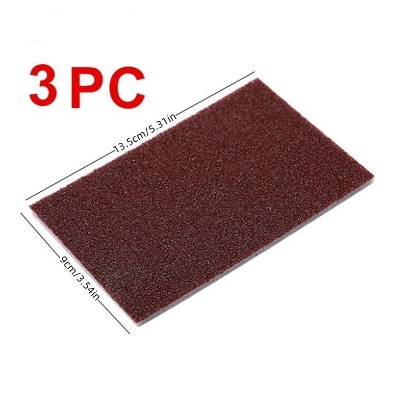 3pcs Carborundum Sponge Clean Stains & Grime Kitchen Dishes Household
